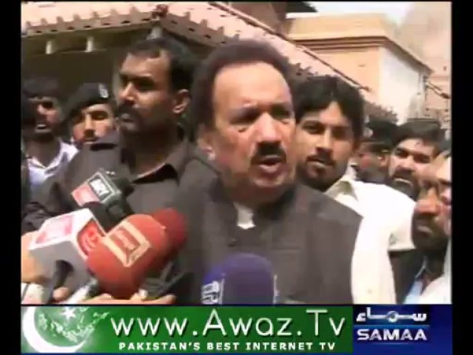 Terrorists are not serious in talks says Rehman Malik