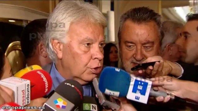 Felipe González ve imposible la independencia de Cataluña