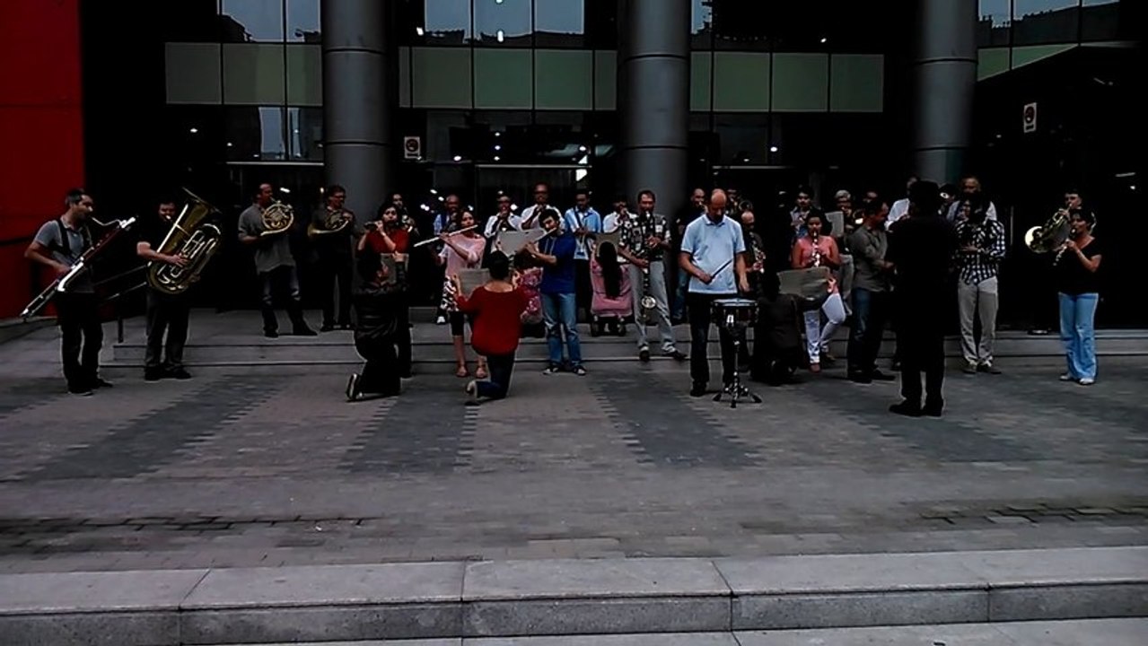 Flash mob à Pékin