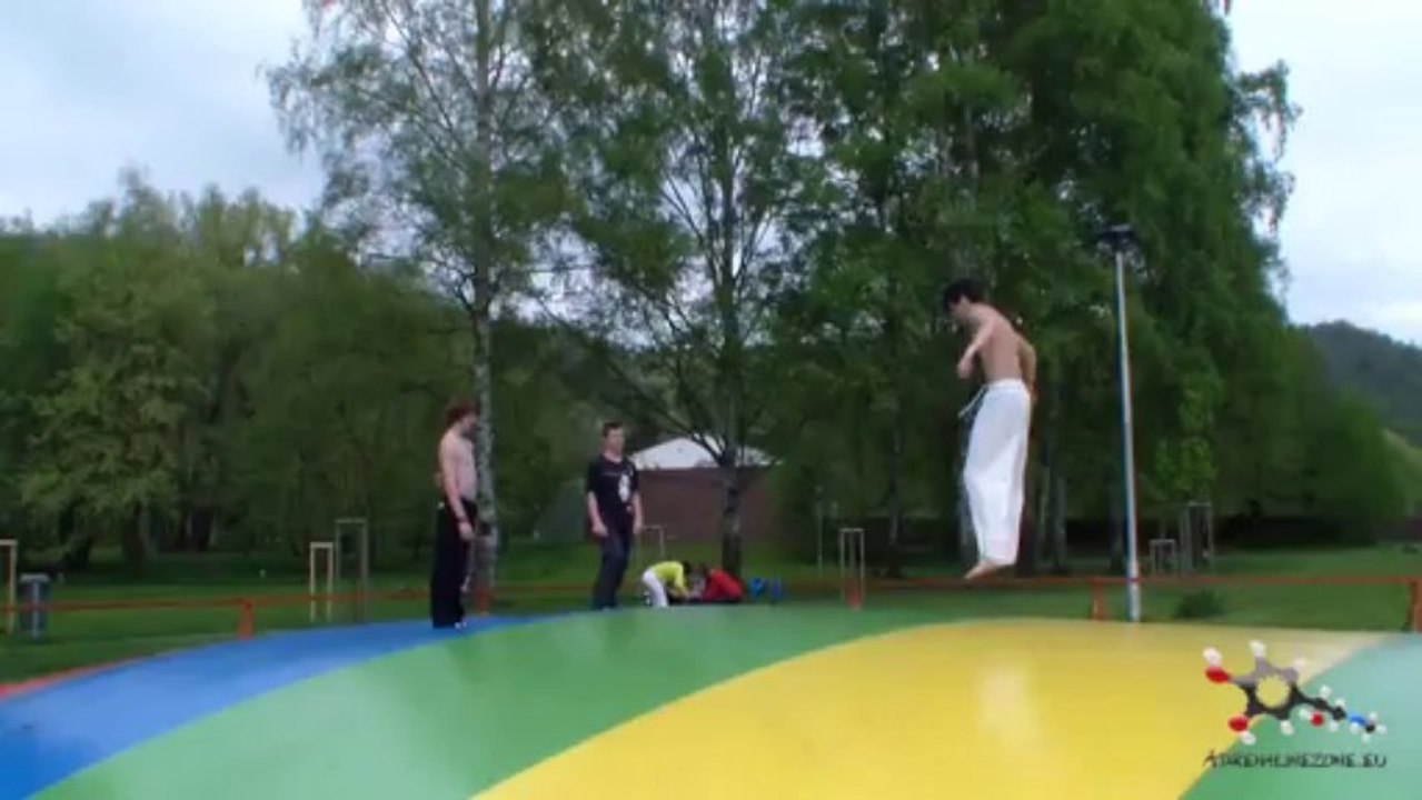 ADTeam - Flips on trampoline - Sázava - 3 - 2013