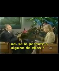 Socialismo chanta de Fidel con Barbara Walter