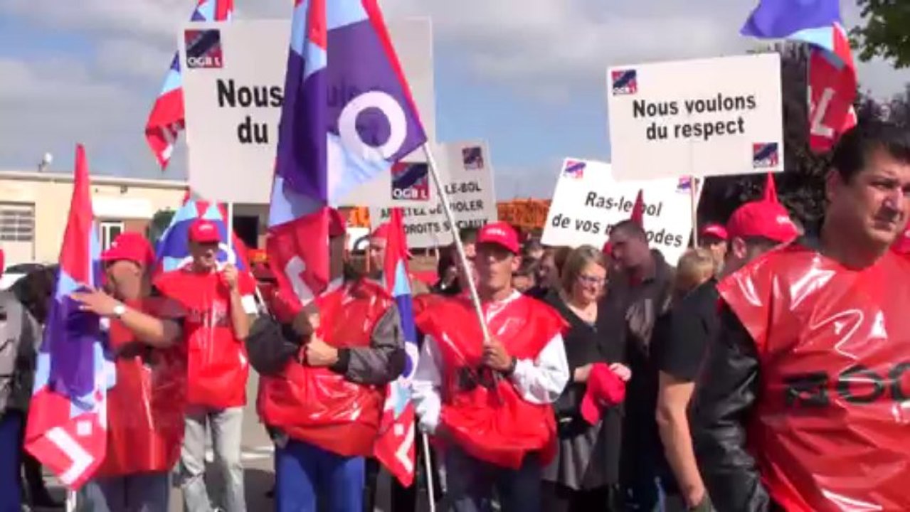OGBL - 2013-09-23 - Piquet de protestation chez Curver S.A. (Luxembourg)