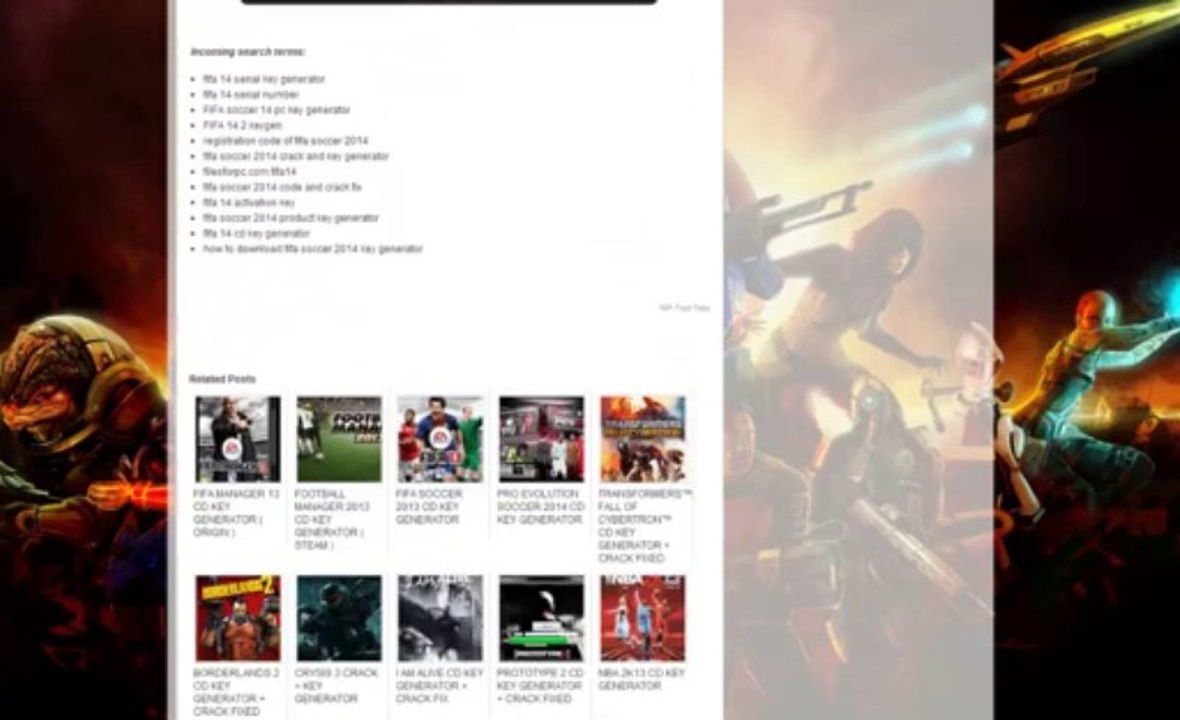 FIFA 14 Générateur de clé série gratuit [ Septembre 2013  ]
