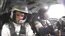 Stéphane Lefèbvre au volant de la Peugeot 208 Rally Cup