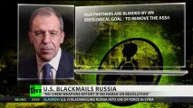 US blackmails Russia   No chem arms effort if no harsh UN resolution on Syria