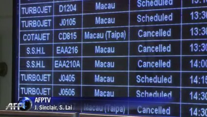 Typhoon Usagi brings flight chaos to Hong Kong