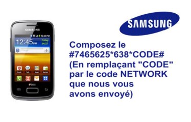 Deblocage Samsung Galaxy Y Duos