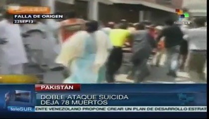 Pakistán: sendos atentados dejan 78 muertos