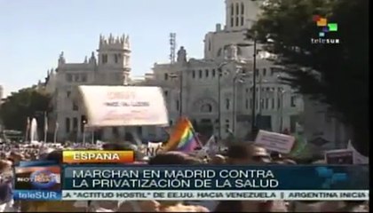 España: marchan miles contra privatización del sector salud