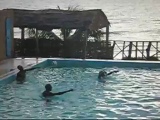SÉNÉGAL- HOTEL WARANG A MBOUR COUR AQUAGYM