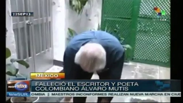 Muere escritor y poeta colombiano Álvaro Mutis