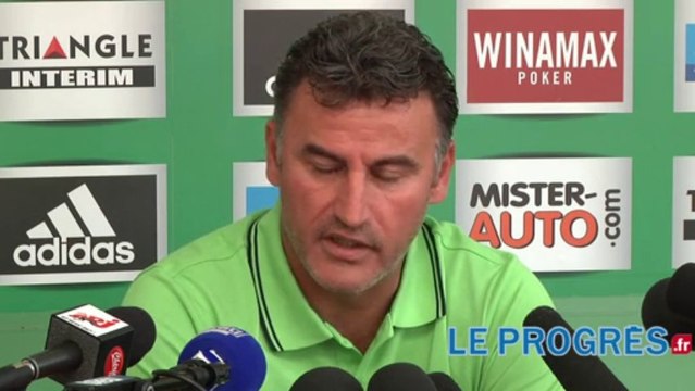 OM/ASSE: Jouer pour marquer des buts annonce Galtier