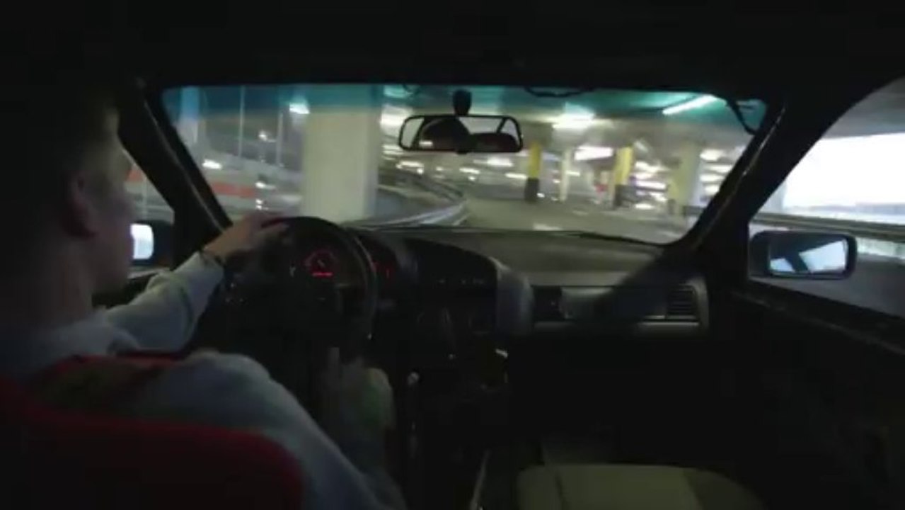 Drift dans un parking