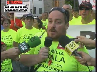 Manifestación de los trabajadores de Benito Sistemas de Carpintería