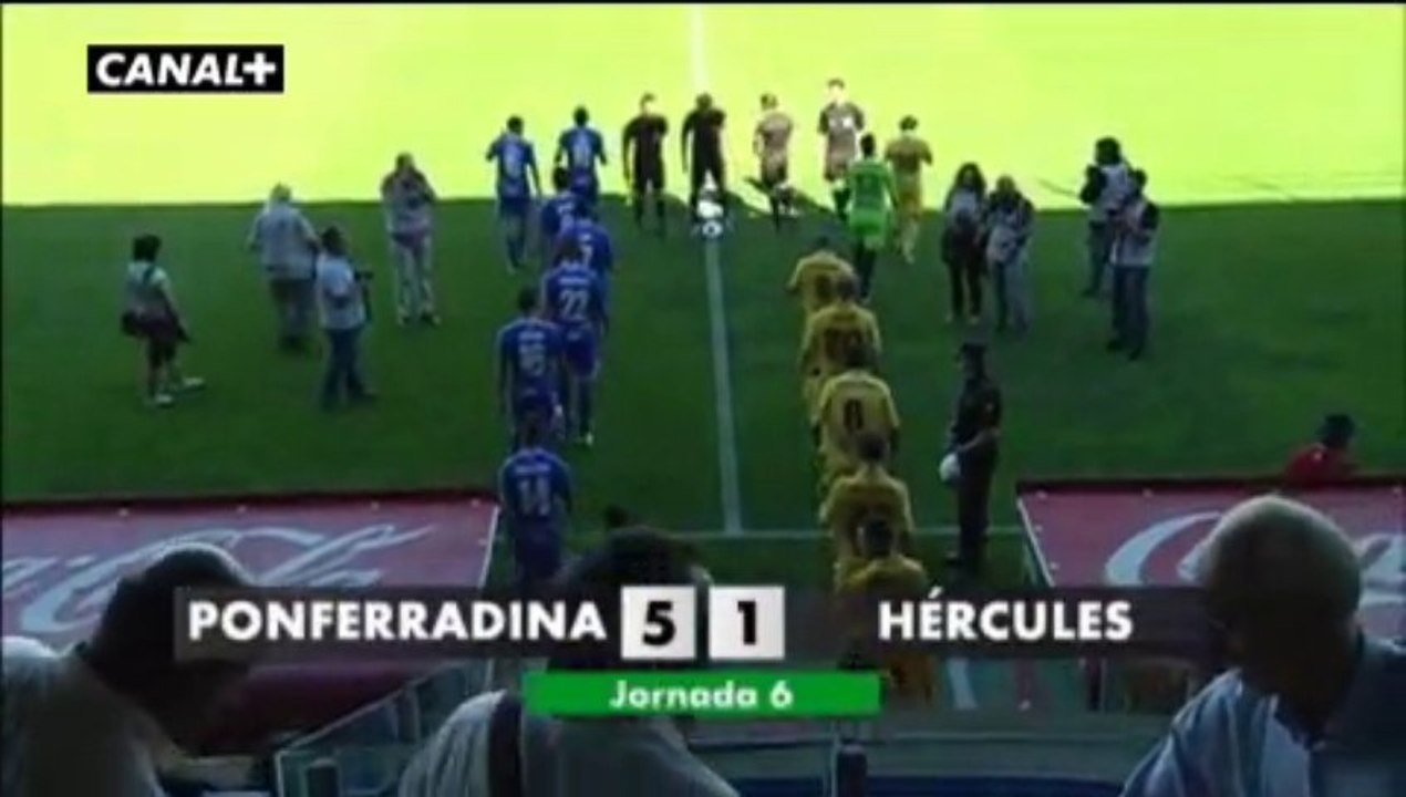 Liga Adelante Ponferradina 5  Hércules 1