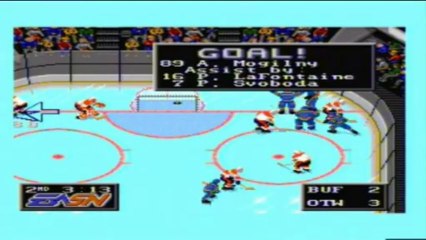Mega Drive - NHLPA 93 - Ottawa vs Buffalo - Quarter Final - Game 2