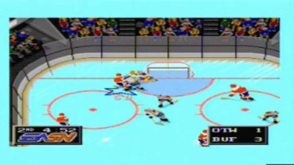 Mega Drive - NHLPA 93 - Ottawa vs Buffalo - Quarter Final - Game 3