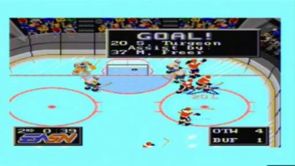 Mega Drive - NHLPA 93 - Ottawa vs Buffalo - Quarter Final - Game 4