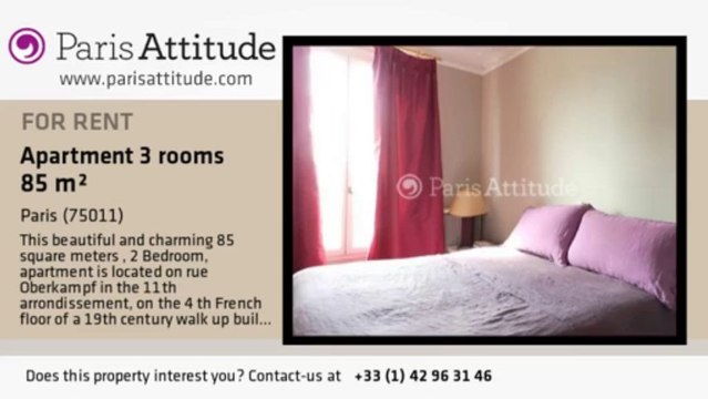 2 Bedroom Apartment for rent - Oberkampf, Paris - Ref. 8693