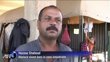 A Alep, des milliers de déplacés dans la zone industrielle