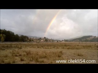 Gök kuşağını hiç böyle görmediniz
