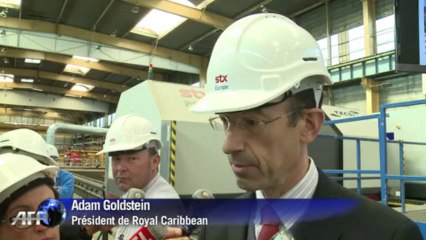 La construction du plus grand paquebot du monde a démarré