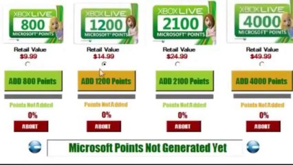 Microsoft Points Generator [UPDATED] [2013]