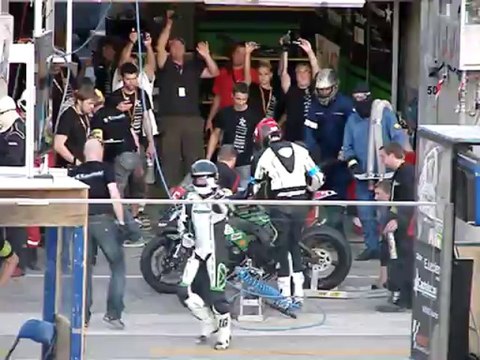 RELAIS ENTRE MAXIME ET AXEL TMC35 au 24h du mans 2013