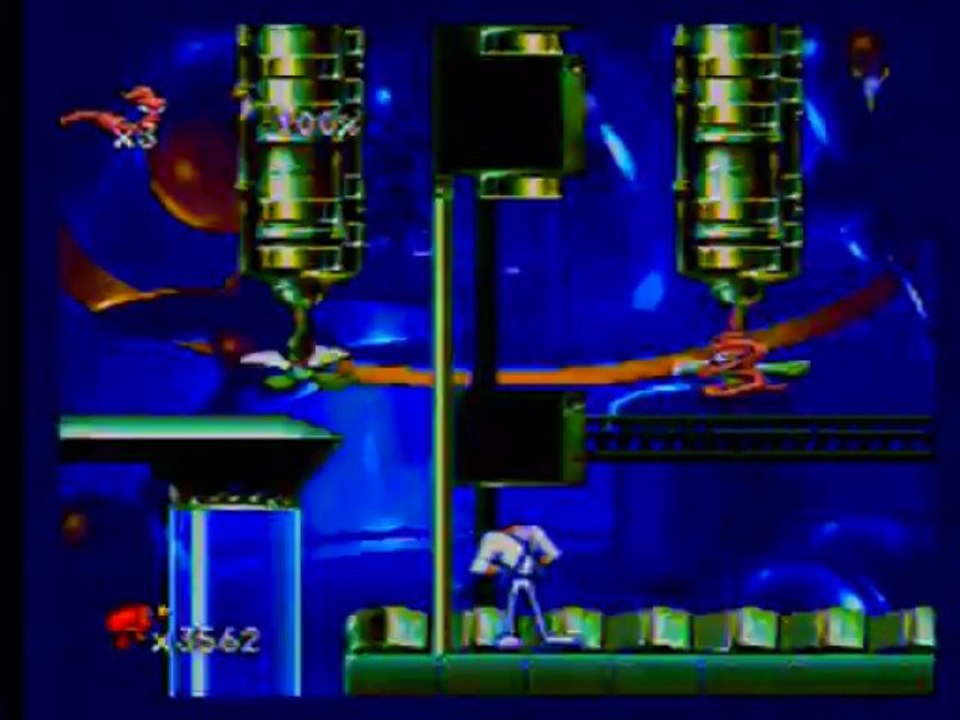 Earthworm Jim - 1LC - Difficult Mode - Genesis
