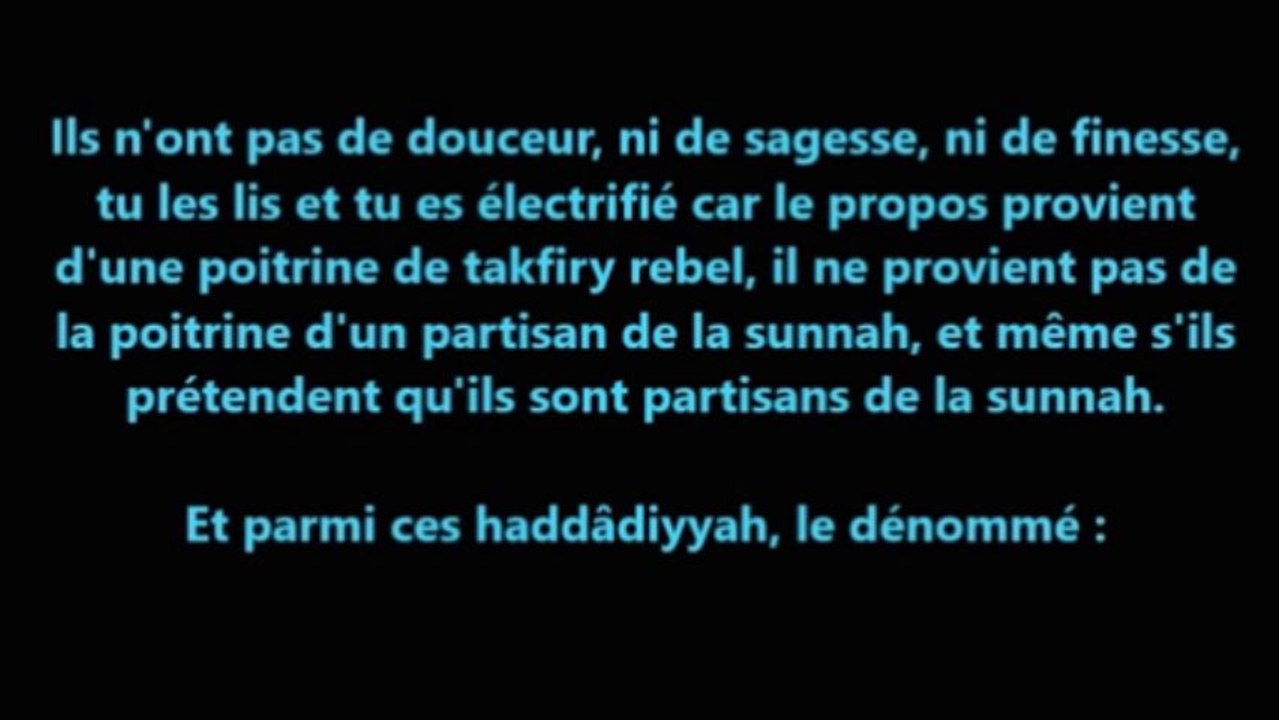 Mise au point sur le manhaj d'Ahmad Bazmoul