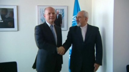 Britain's Hague says time is right for Iran's statements to be matched with concrete steps