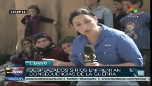 Refugiados sirios en Líbano sobreviven en total adversidad