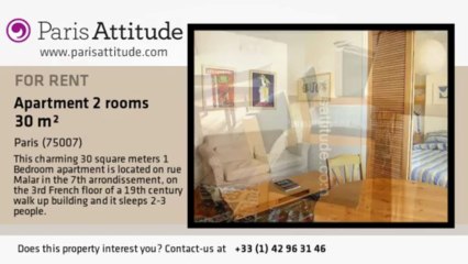 1 Bedroom Apartment for rent - Tour Eiffel, Paris - Ref. 2480