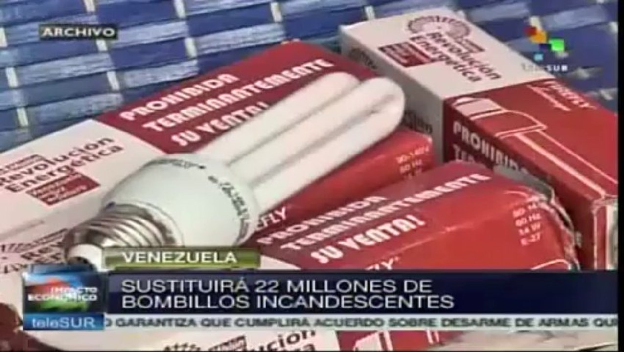 Venezuela inicia plan de ahorro de energía eléctrica