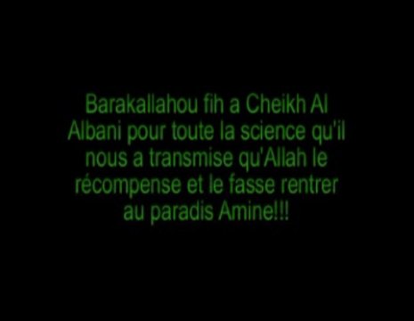Mufti Al Cheikh: L'erreur de Cheikh Al Albani.