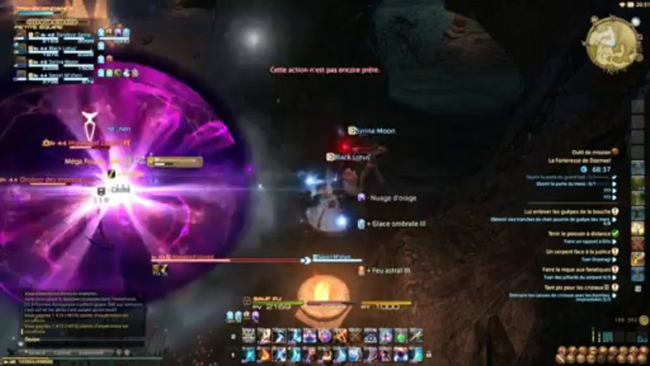 forteresse de dzemael instance lvl 44 POV mage noir