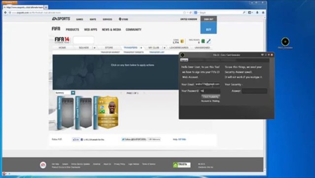 FUT 14 COINS GENERATOR XBOX PS3 PC PLAYER GENERATOR (24.09.2013)