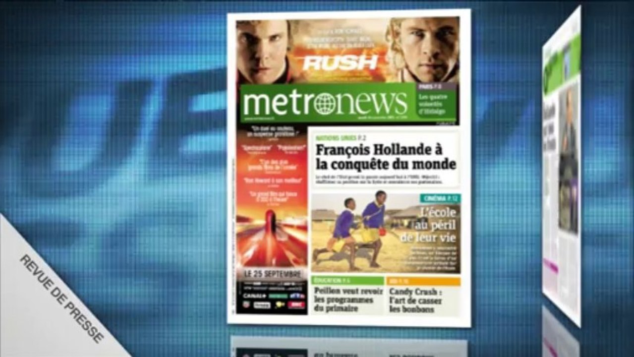 Revue de presse - Mardi 24 septembre 2013