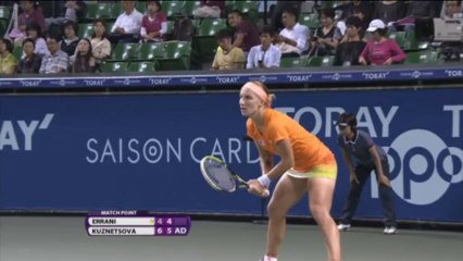 Tokyo - Errani subito fuori, Kuznetsova al terzo turno