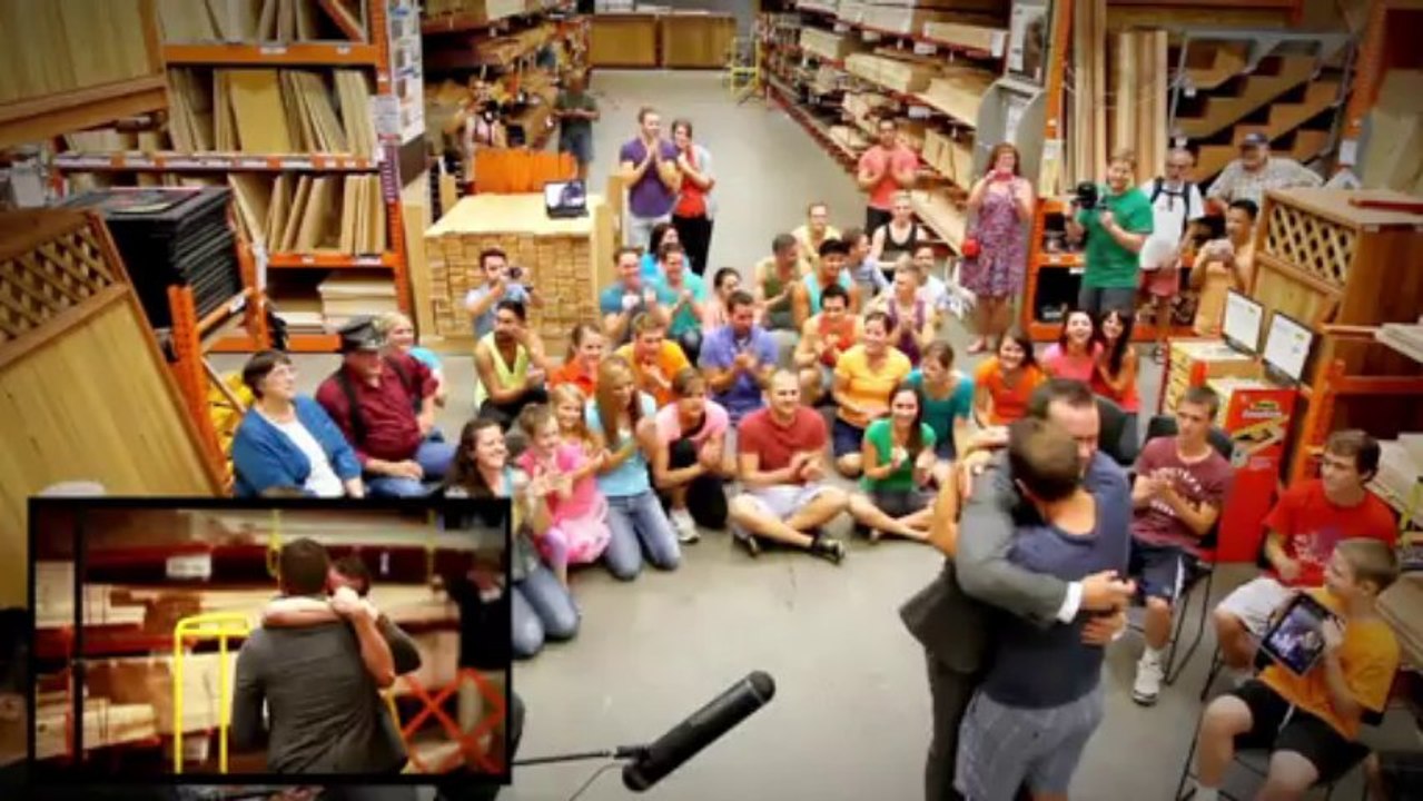 Spencer's Home Depot Marriage Proposal