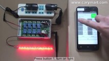 Smartphone WIFI Controller Controls LED Strip—Android System
