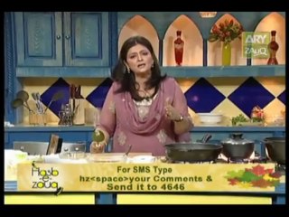 Hasb-e-Zauq with Samina Jaleel, Meatballs Pasta Soup & Garlic Bread Supreme