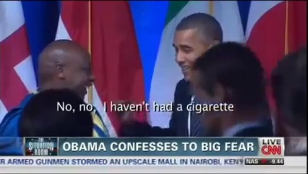 Barack Obama Caught in Open Mic Moment Joking About Smoking & Being scared Of Wife