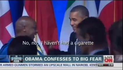 Barack Obama Caught in Open Mic Moment Joking About Smoking & Being scared Of Wife