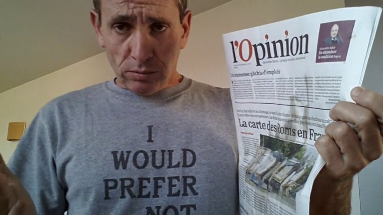 Birenbaum Bashe L'Opinion et sa carte des Roms