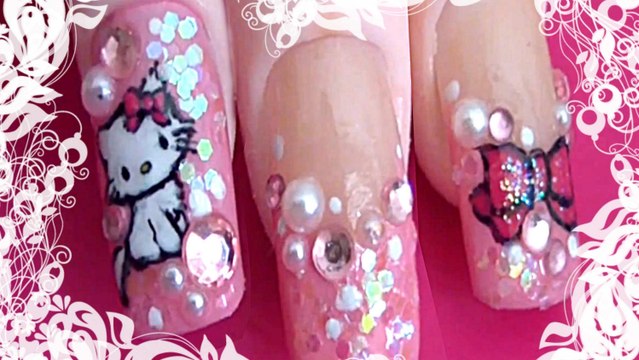 Sanrio #9: *Charmmy Kitty* Nail Art Design Tutorial