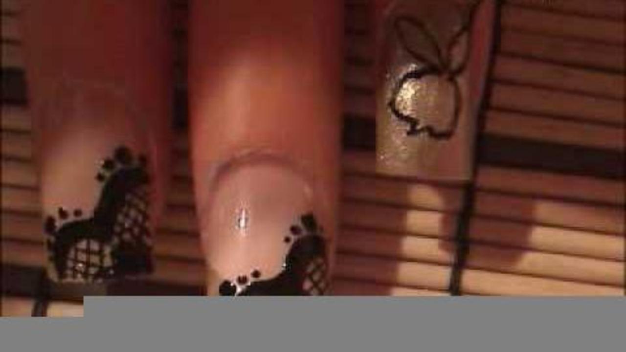 Designer inspired #4: *Playboy Nail Art Design*