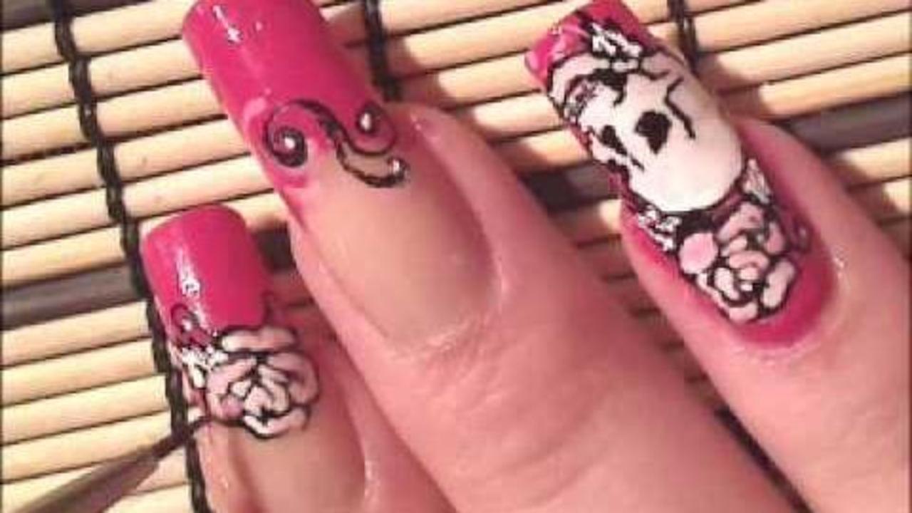 Designer Inspired #7: *Ed Hardy Nail Art Design*