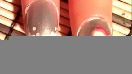 Christmas #4: Baby Snowman Nail Art Design For Short Nails