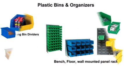 Bin and Storage Containers at Usapackaging.net